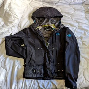 HELLY HANSEN waterproof bomber shell jacket. (Small)